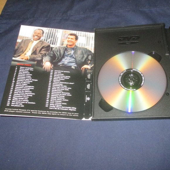 Lethal Weapon 4 (DVD, 1997, Widescreen / Full screen) Mel Gibson Danny Glover - Picture 2 of 3